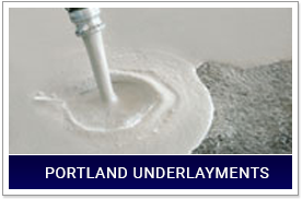 Portland Underlayments Being Poured